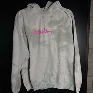 Ripple Junction Keith Haring Tie Dye Hoodie Sweatshirt - Men Medium